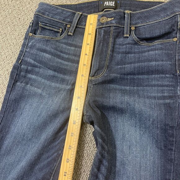 Paige Womens Jeans Size 26 Blue Hoxton Ankle Denim Flawed - Picture 4 of 16